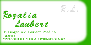 rozalia laubert business card